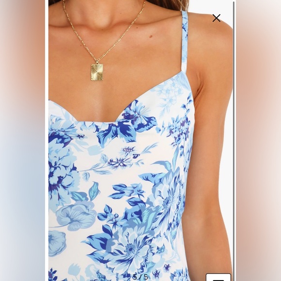 NWOT- Petal & Pup Yelena Dress, Blue, Size 4 - Picture 5 of 12